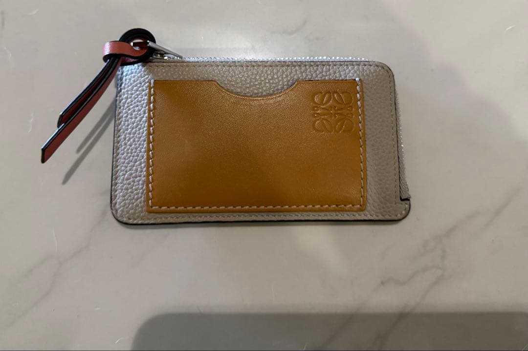 LOEWE レザー ケース グレー・ブラウン