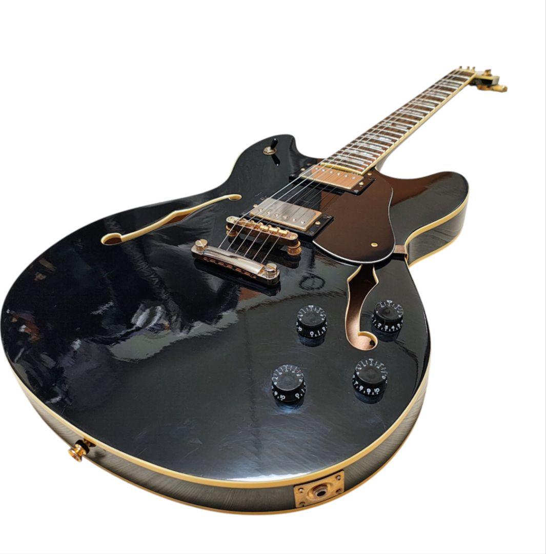 希少 Peavey Hollowbody JF1EX セミアコ ギター 黒