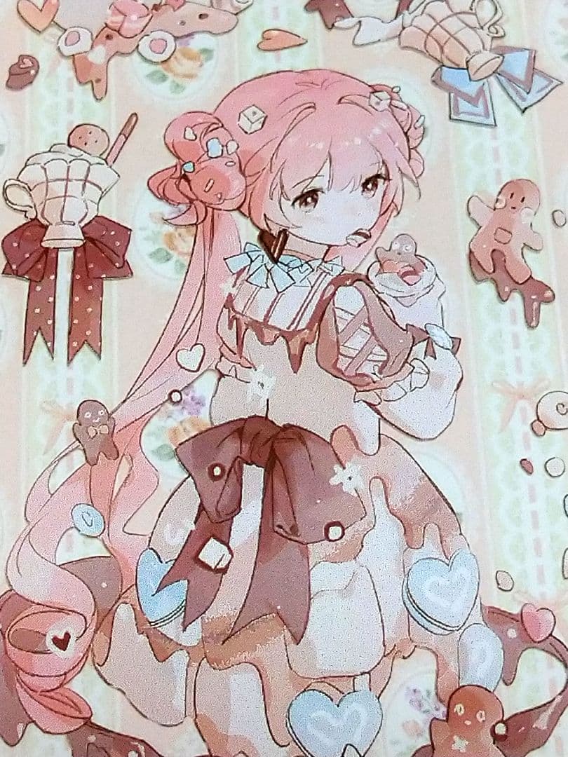 J391＃可可艾艾(PET)Menu切り売り海外人物マステ女の子