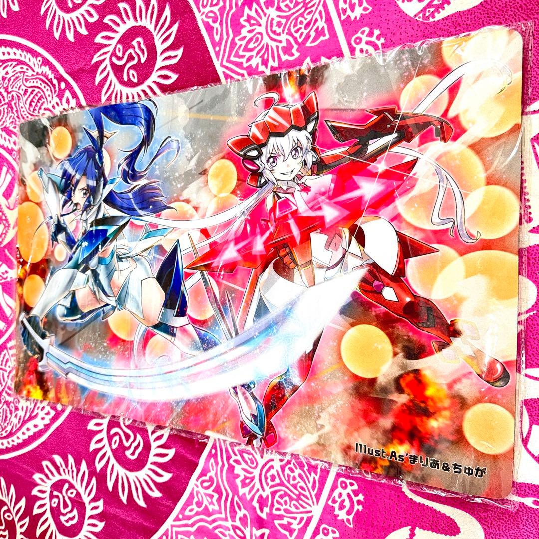 【超貴重】戦姫絶唱シンフォギア 風鳴翼 雪音クリス 重大工房 プレイマット