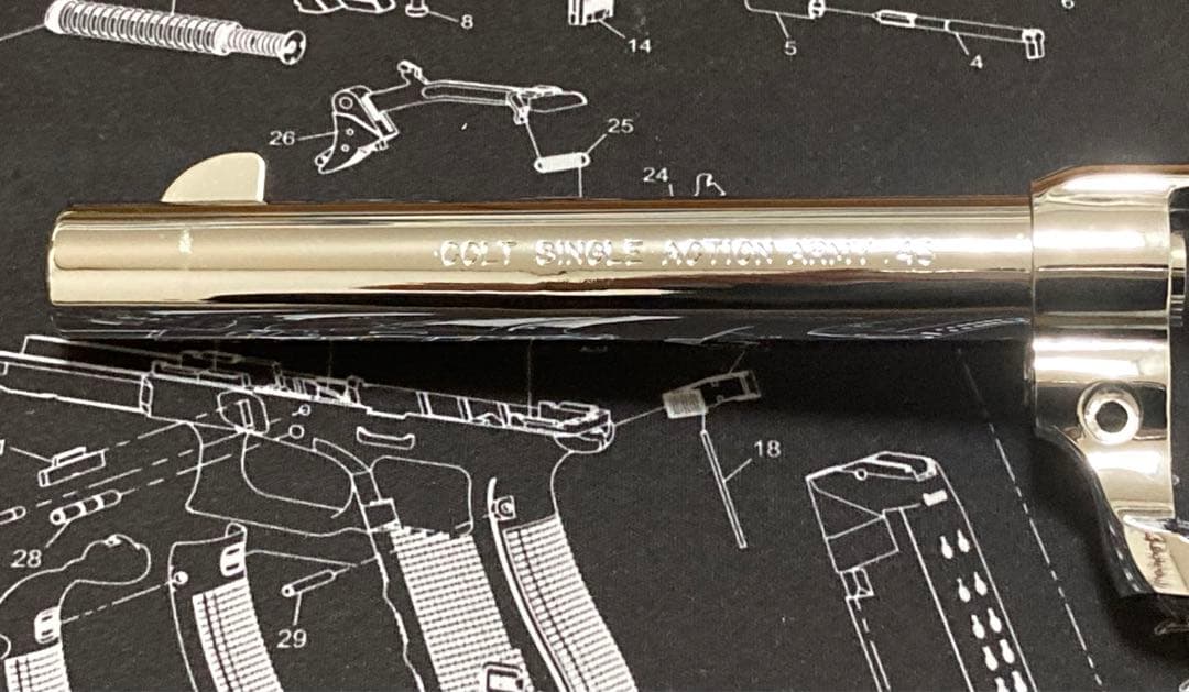 新品 未使用 ハートフォード SAA シルバー アーティラリー バレルフレーム