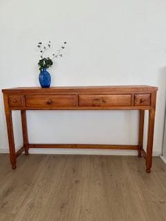 木製引き出し付テーブル 値下げしました！