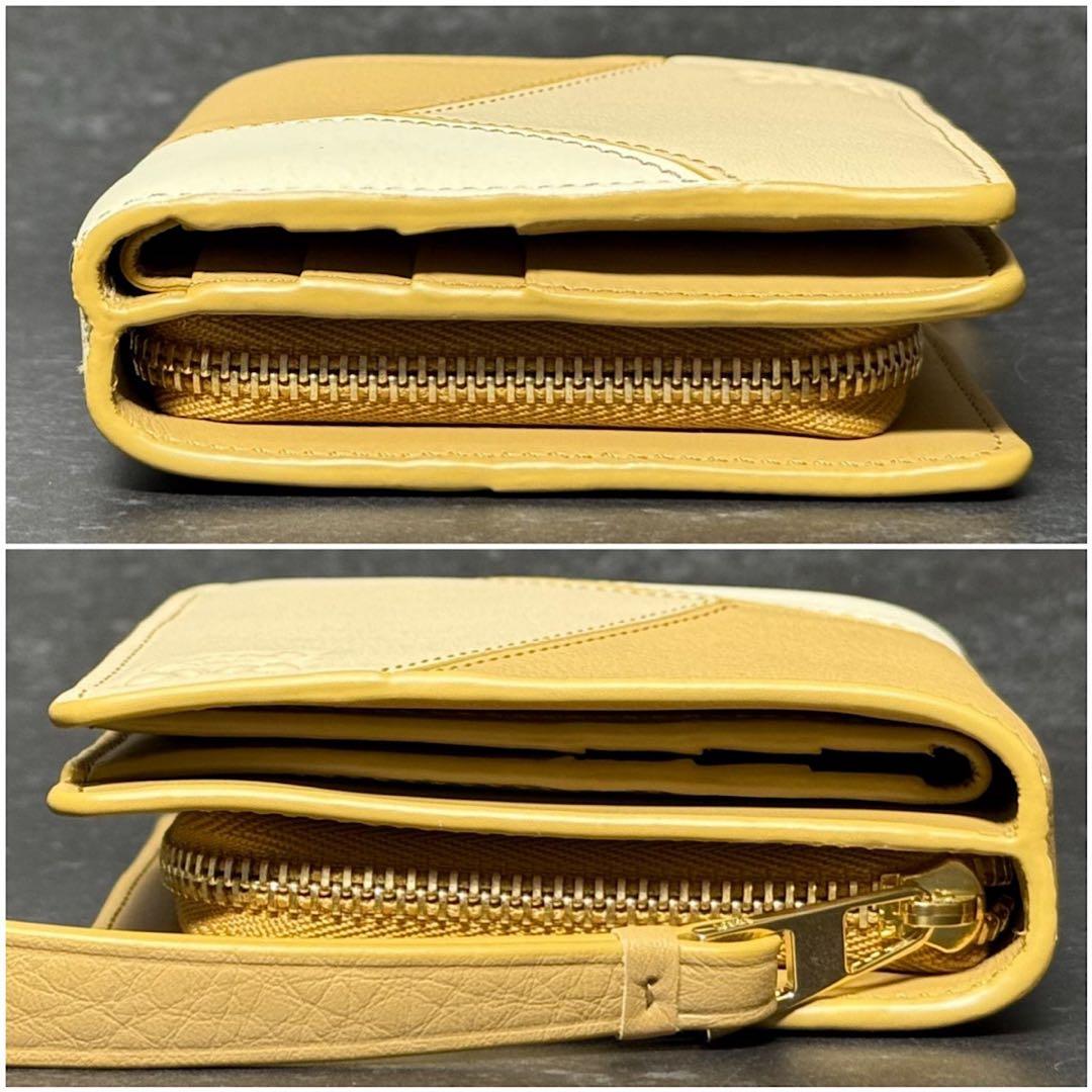 新品未使用 現行品 ロエベ パズル コンパクトウォレット 二つ折り財布 保存袋