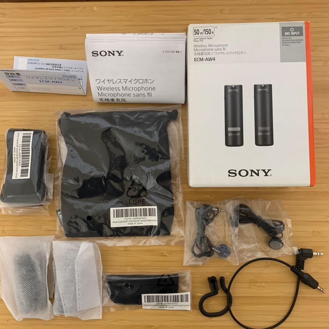 SONYソニー ワイヤレスマイクロホン ECM-AW4