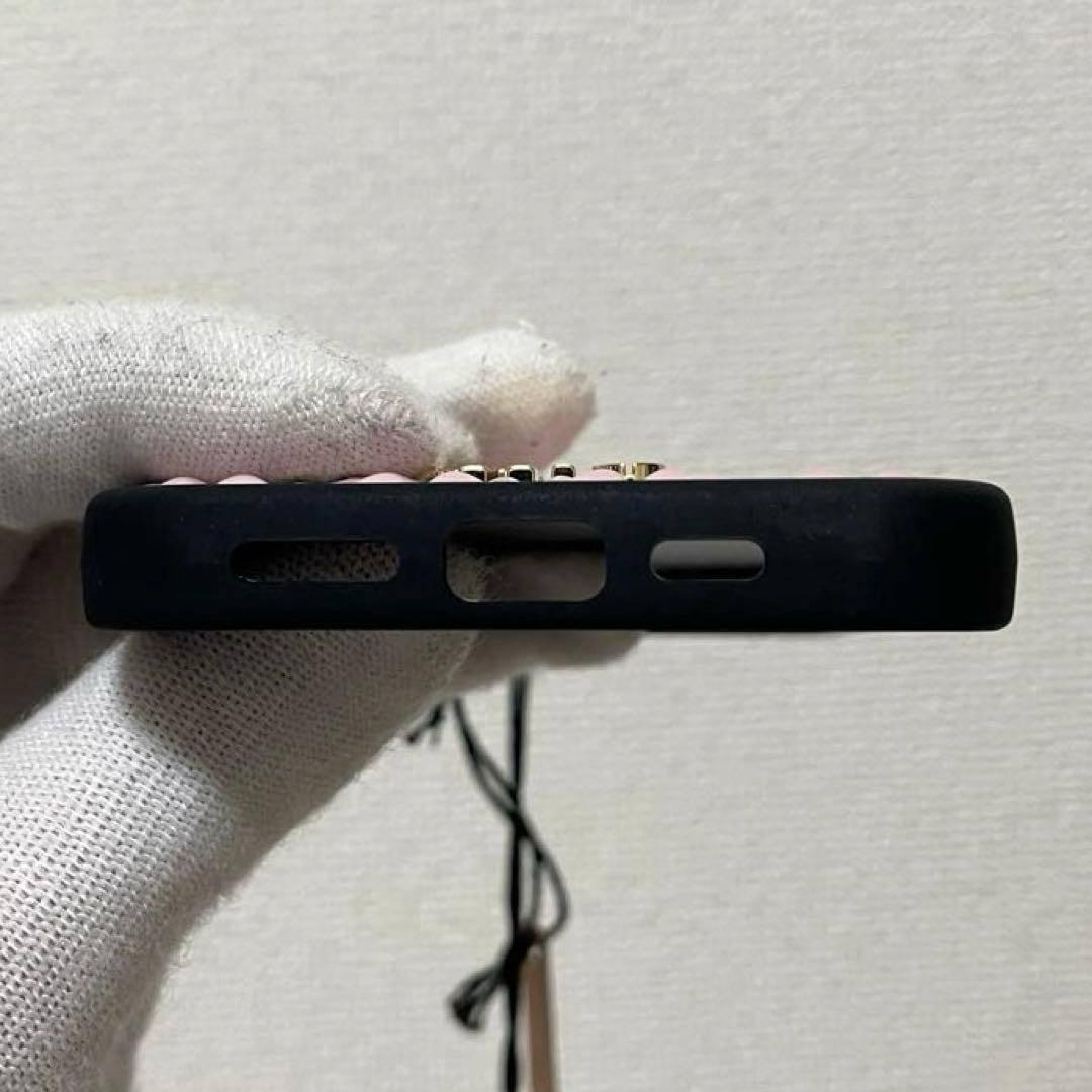 新品 MIUMIU♡ソフトカーフロゴレザーiPhone13Pro用カバー♡ピンク