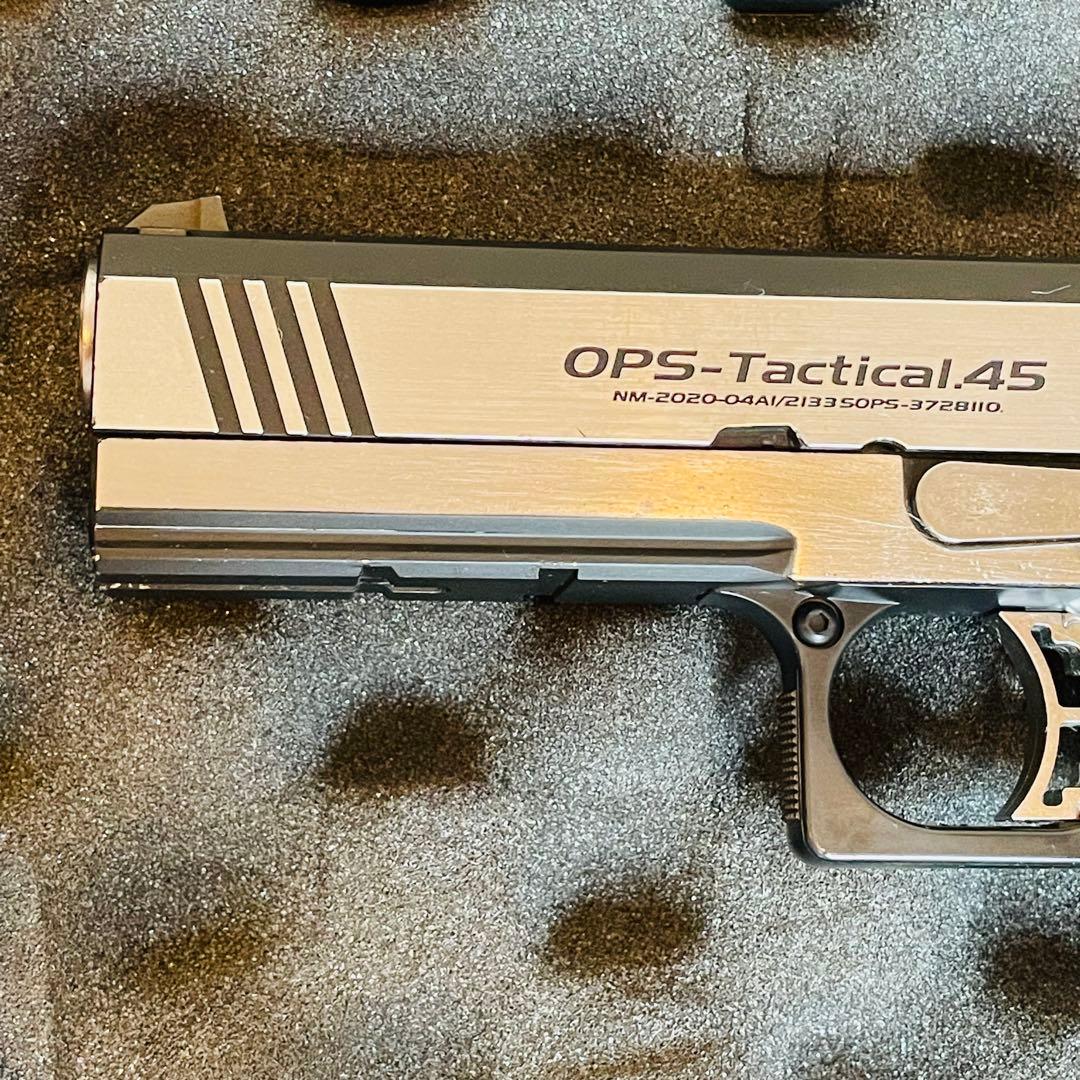 東京マルイ ガスブローバック ハイキャパカスタム デュアルステンレス　ガスガン