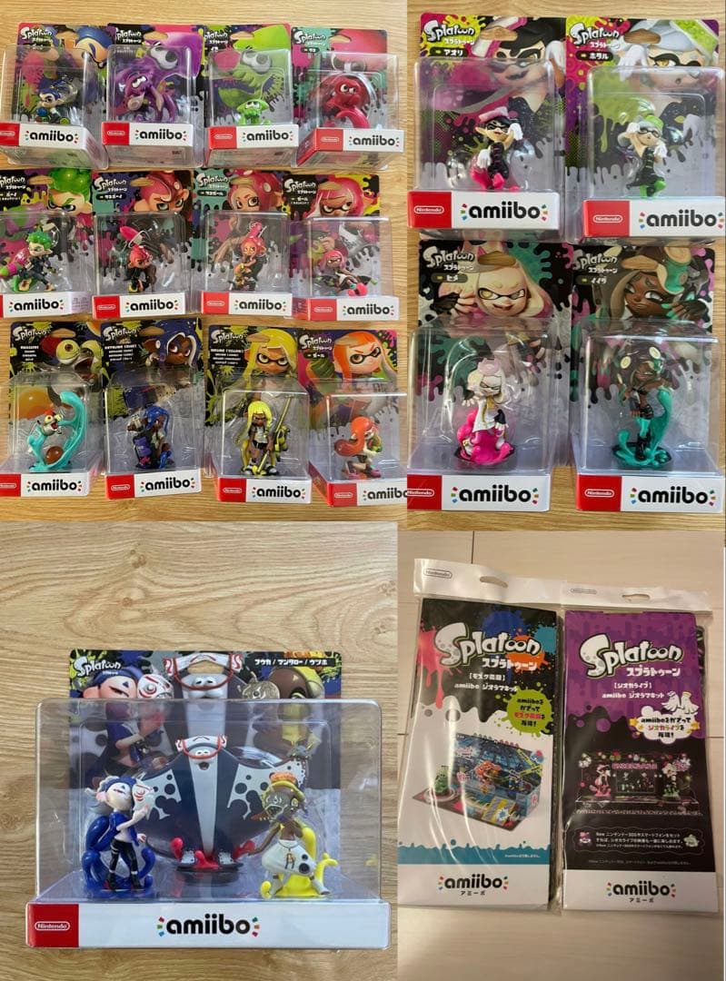 スプラトゥーンamiibo 全種19種類　美品　コンプリート　ジオラマキット２種