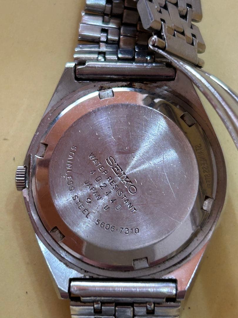 SEIKO ロードマチック　カットガラス 《ジャンク品》