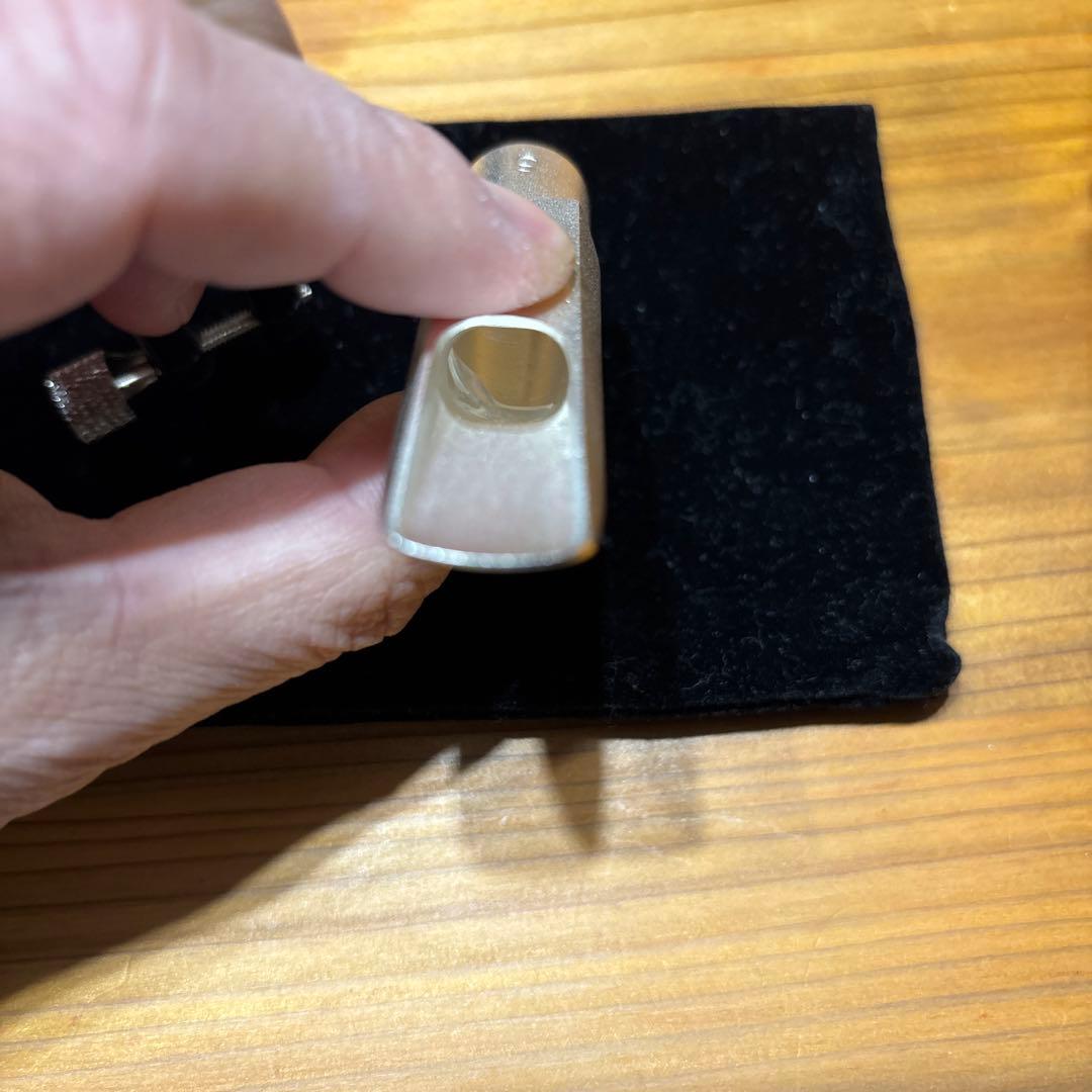 【美品】ソプラノサックス メタルマウスピース サイズ6