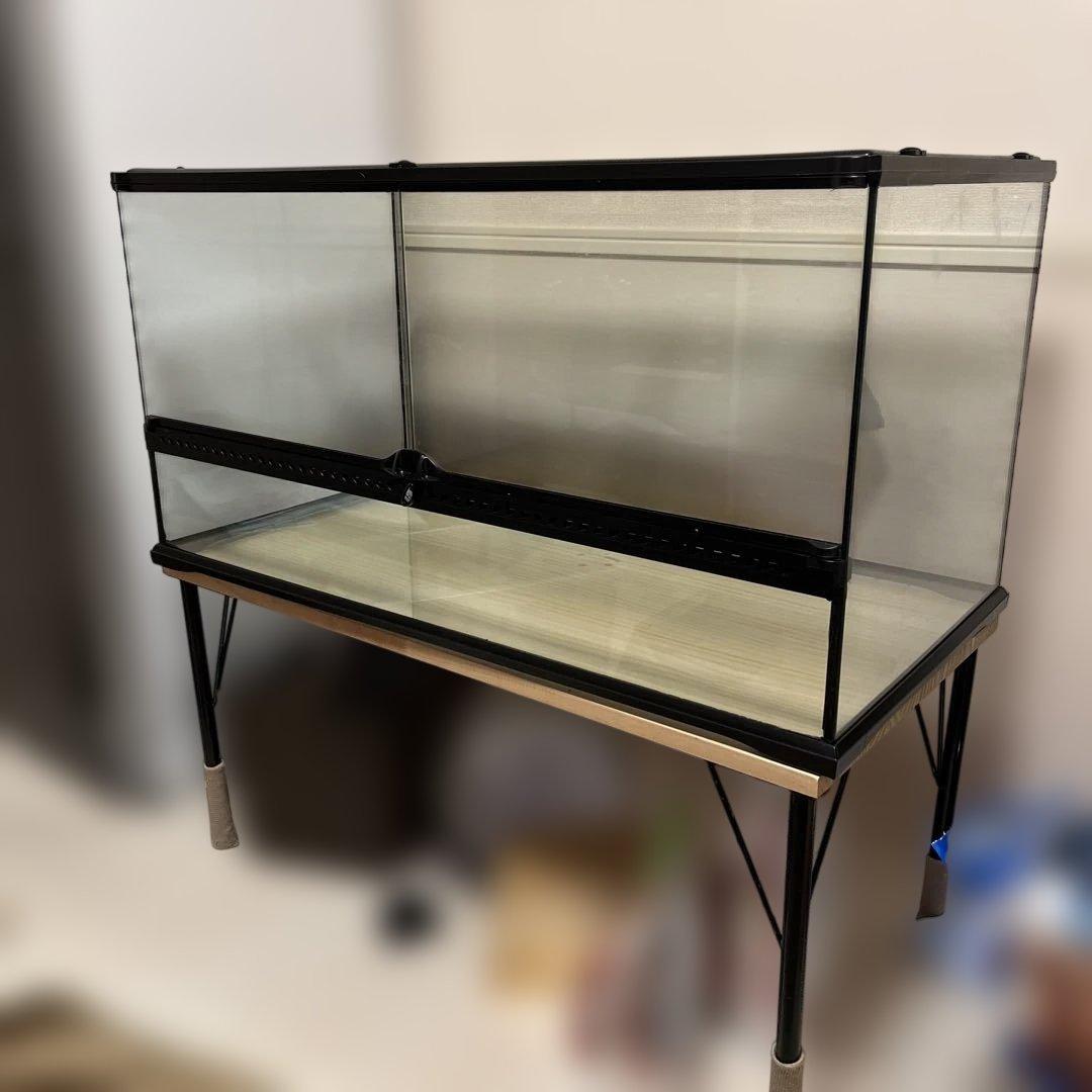 【香川引取】GEX エキゾテラ グラステラリウム9045 ハリネズミ飼育