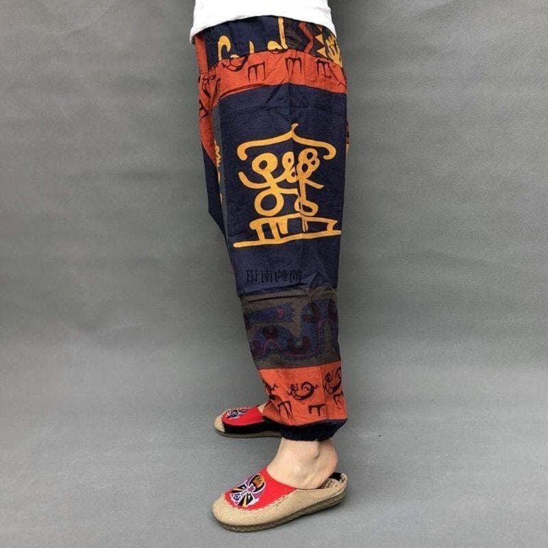 新品 サルエルパンツ アラジンパンツ フリーサイズで メンズレディース可