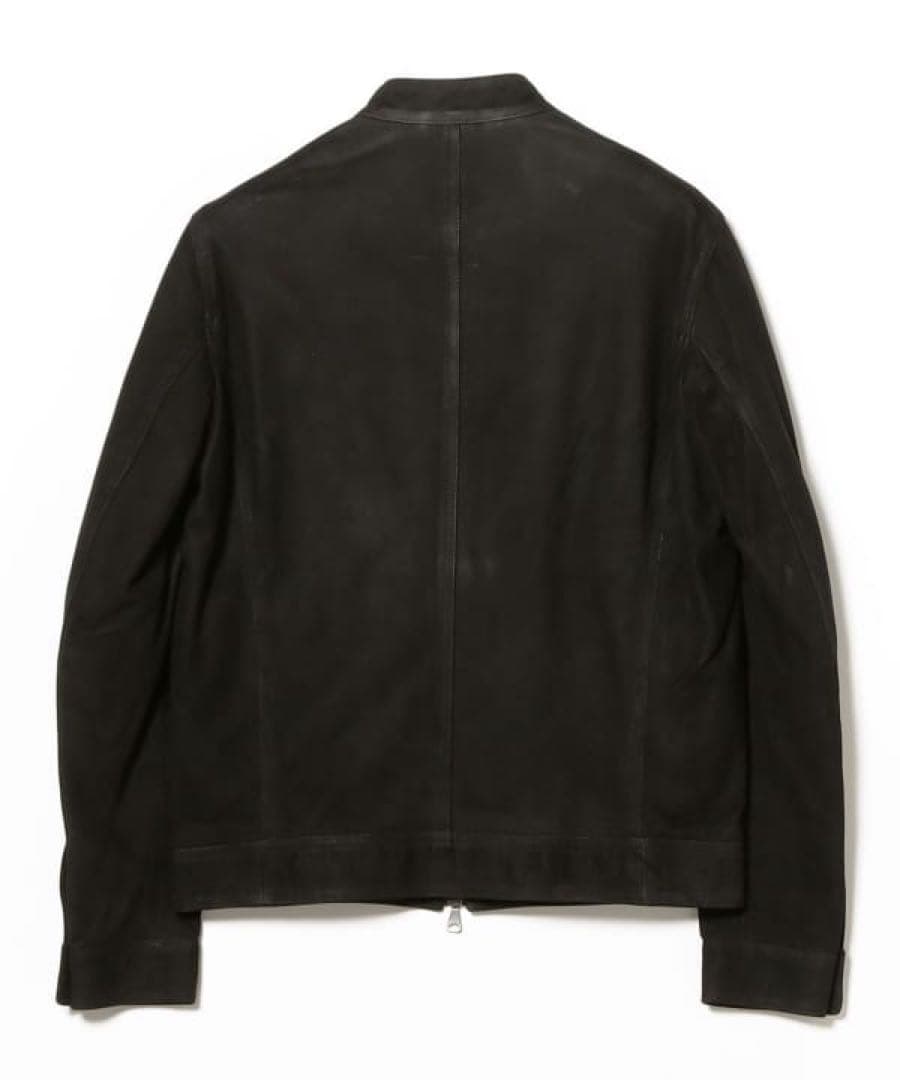 EMMETI / JURI BEAMS スエード シングル ライダースジャケット