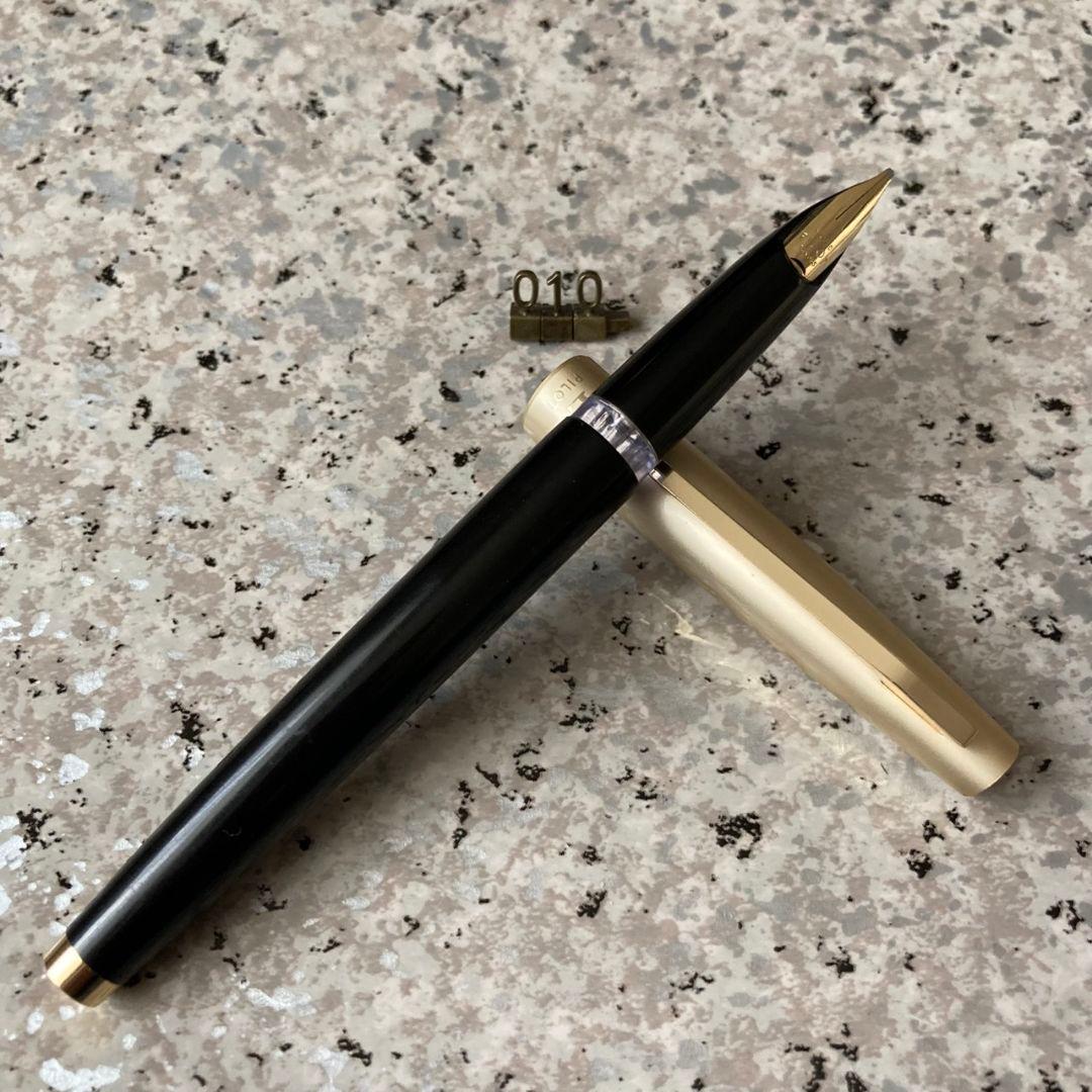 #010 オーバーホール済み 万年筆 パイロット ロング PILOT E 14k