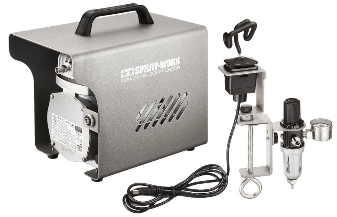 【新品未使用】タミヤ スプレーワーク パワーコンプレッサーNo. 74553