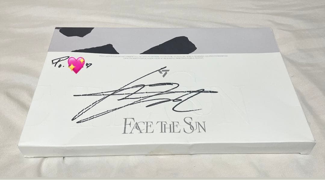 FATE THE SUN ジョンハン 台湾ヨントン 直筆サイン入りアルバム