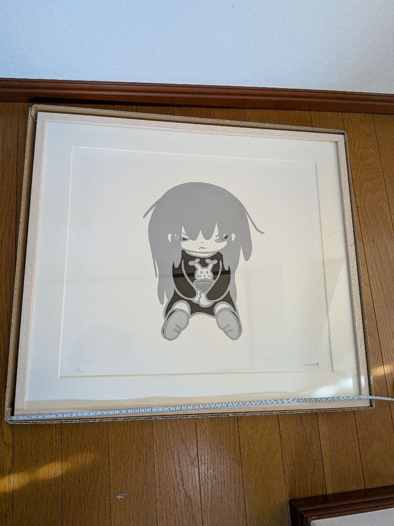 カメ子カメ男 ED20 サイン入り キミに名前をつけてあげなきゃね。額装済