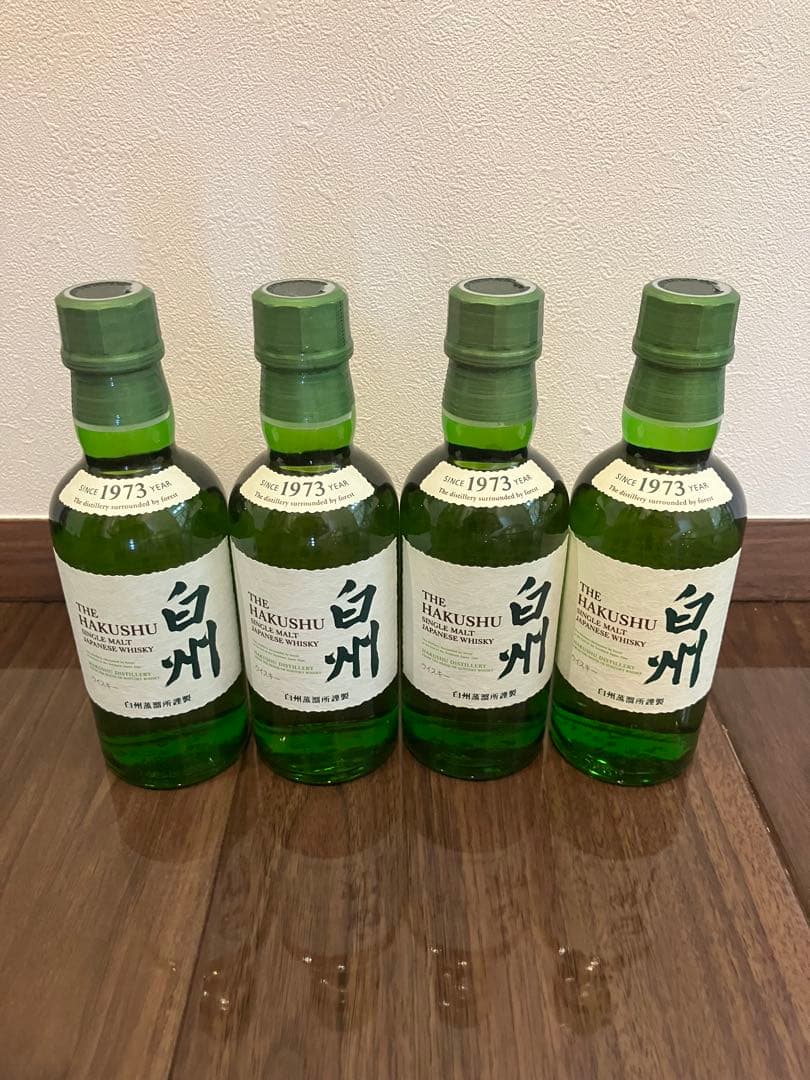 サントリー 白州 ミニボトル ウイスキー180ml ×4本セット