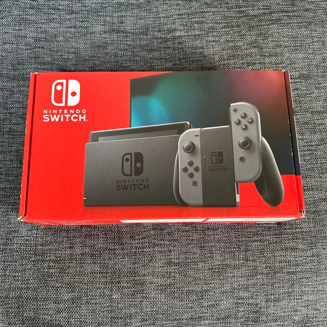 Nintendo Switch 本体 グレー バッテリー強化版 付属品完備