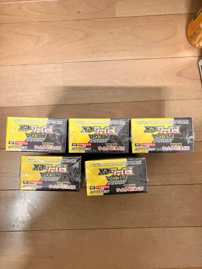 【新品未開封】ポケモンカードゲームMEGAドリームex5BOXシュリンク付き