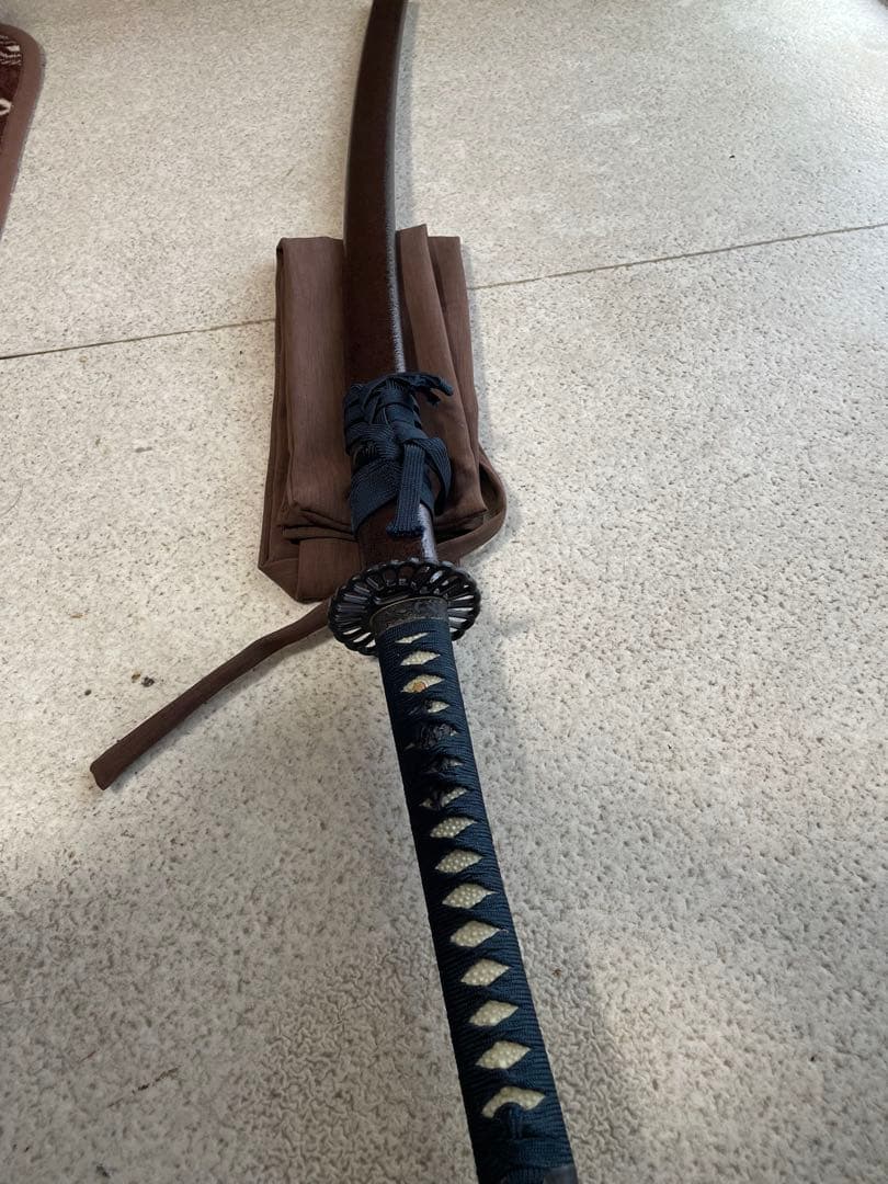 美術刀 茶色鞘 模造刀