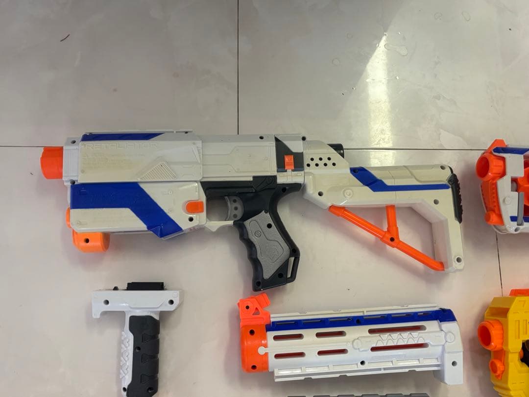 ナーフ6点セット中古　リタエイター　ストライクモジュラス　その他おまけ