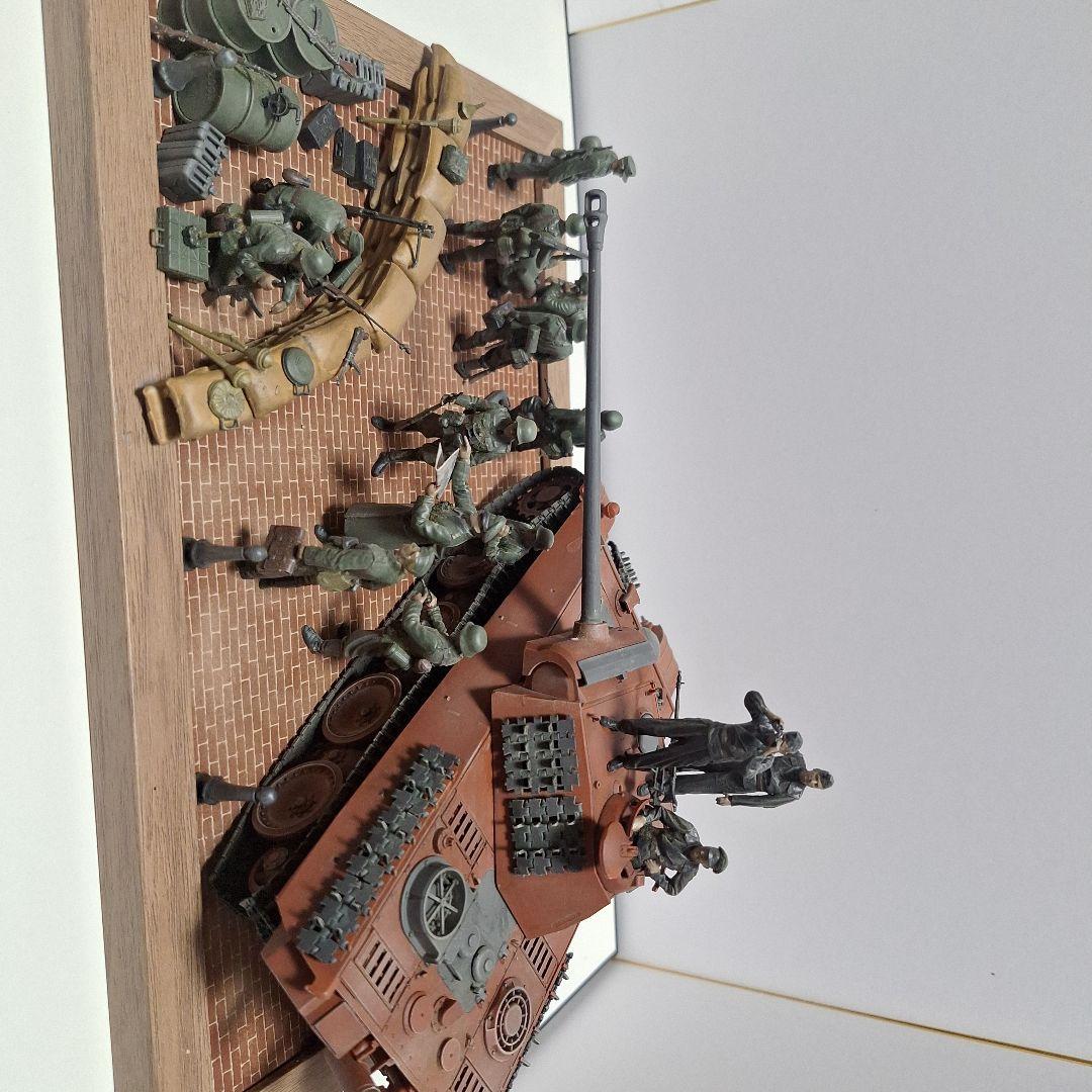 ドイツ軍ミリタリープラモデル1/35　ジオラマ