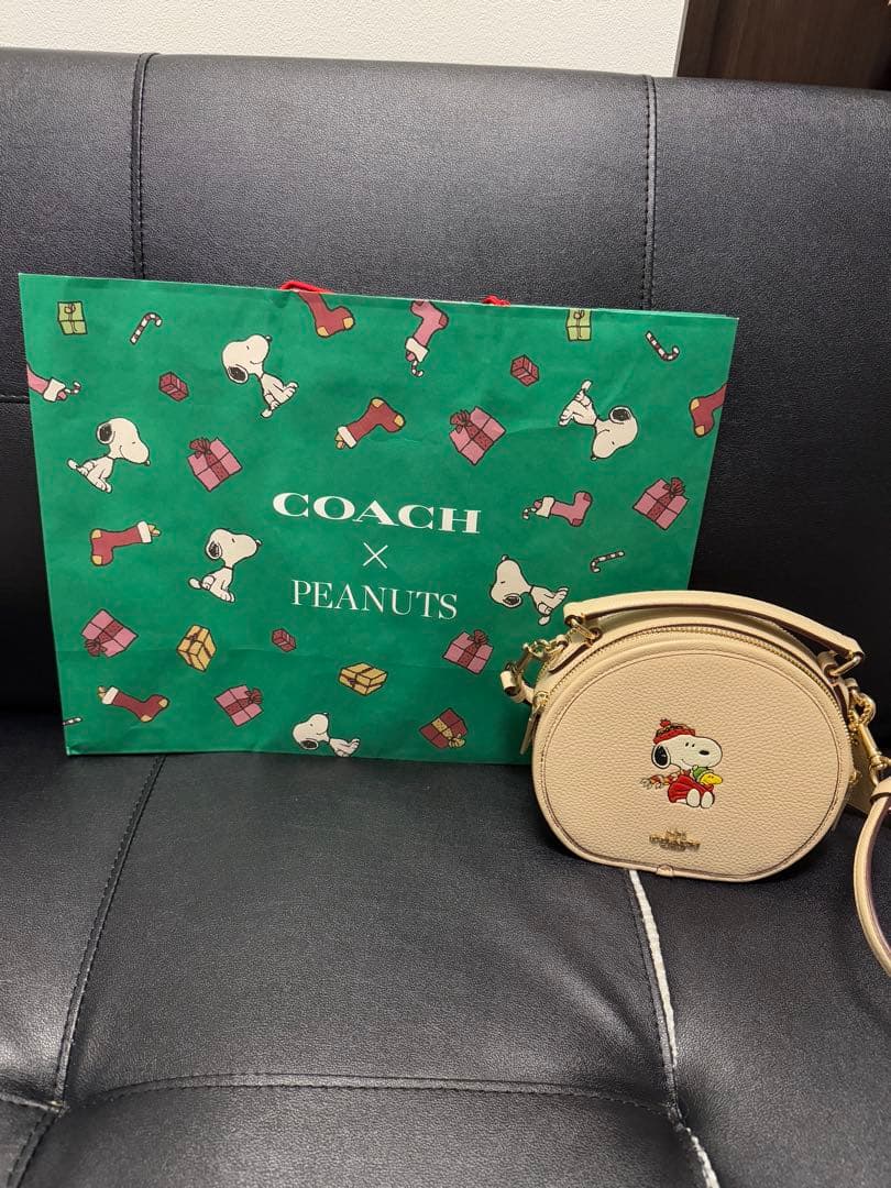 I*iページ⭐︎ 超美品！！COACH x PEANUTS ショルダ