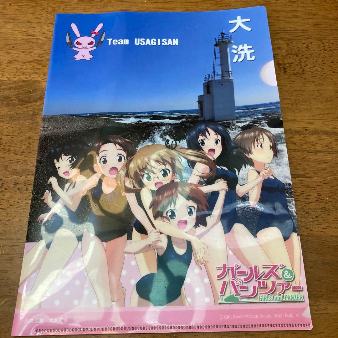 ガルパン　大洗　オオアライ　チームウサギ　A4 クリアファイル