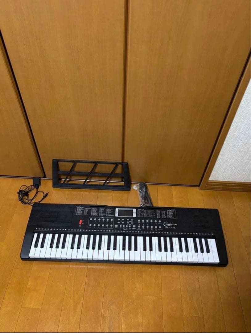 61鍵盤 電子キーボード スタンド付き