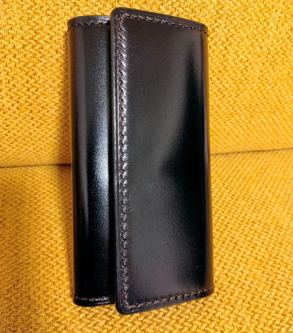 CYPRIS キプリス　キーケース　ブラック　コードバン