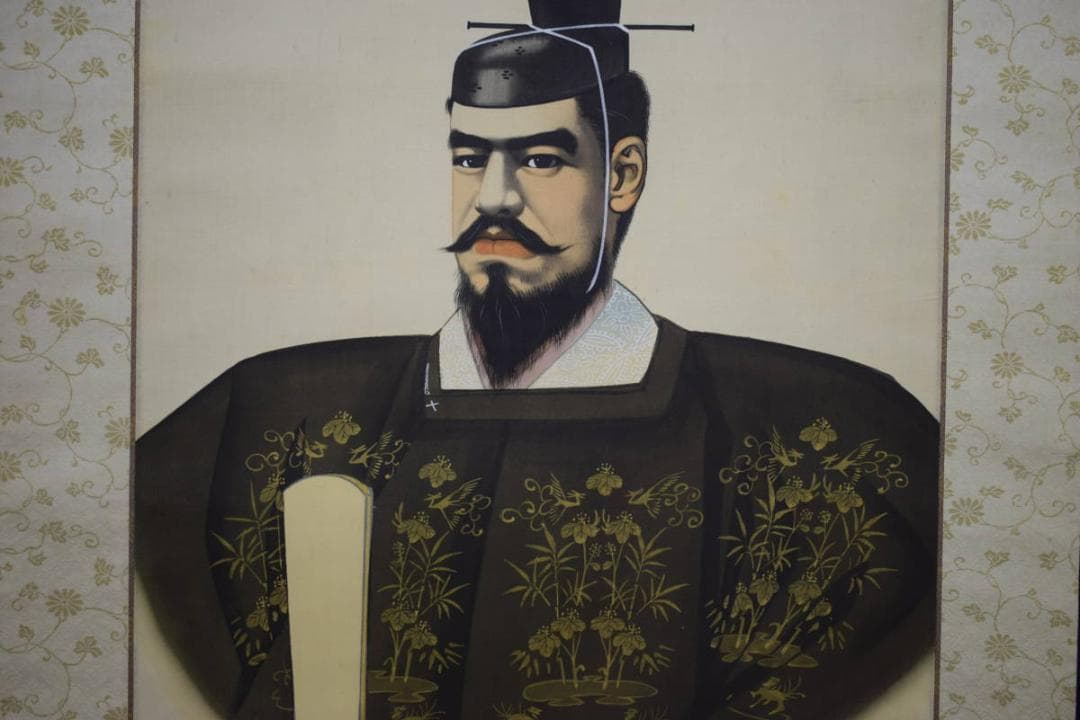 不詳/作者不詳/明治天皇御製/布袋屋掛軸HF-325