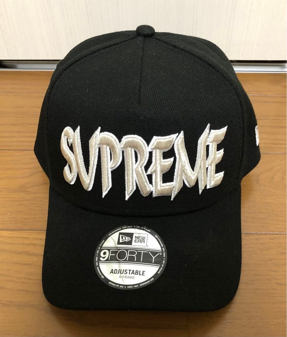 SUPREME 9FORTY ブラックキャップ