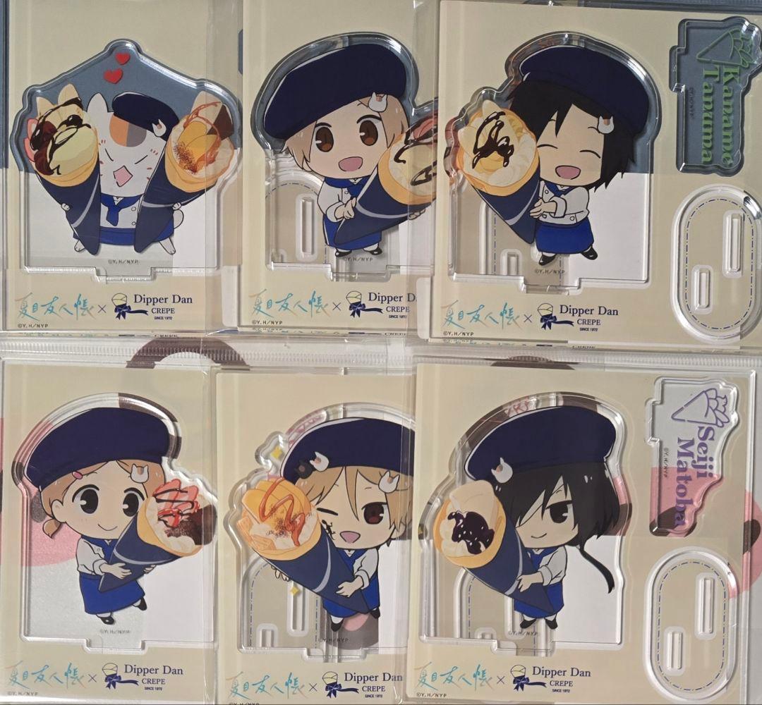 夏目友人帳×ディッパーダン　クレープアクリルスタンド　描き下ろし　全種