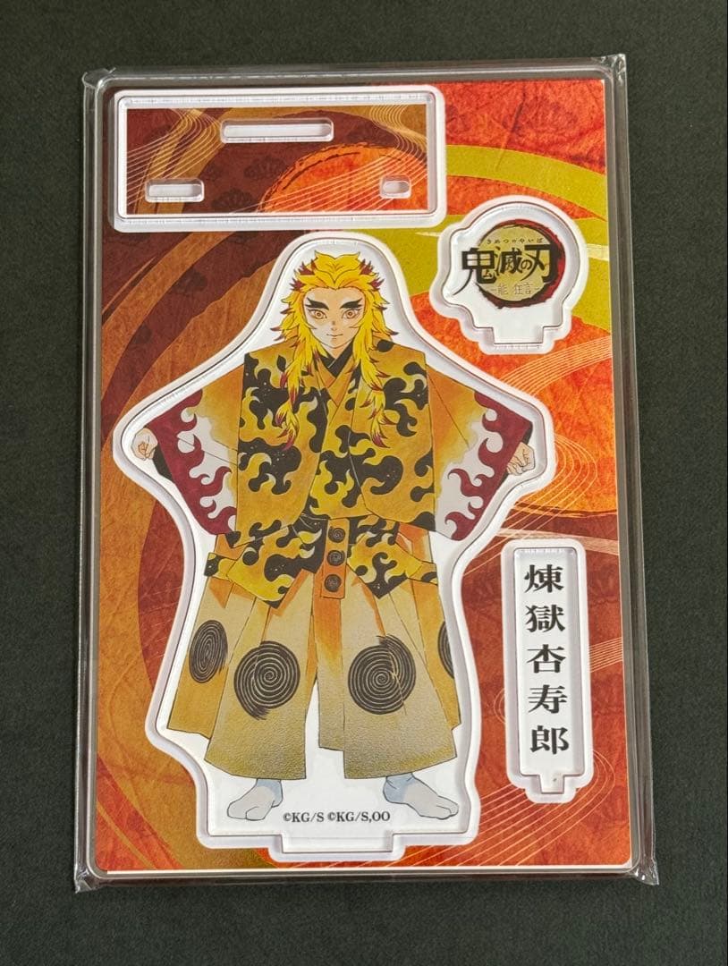 鬼滅の刃 能 狂言 箔入り アクリルフィギュア 煉獄杏寿郎