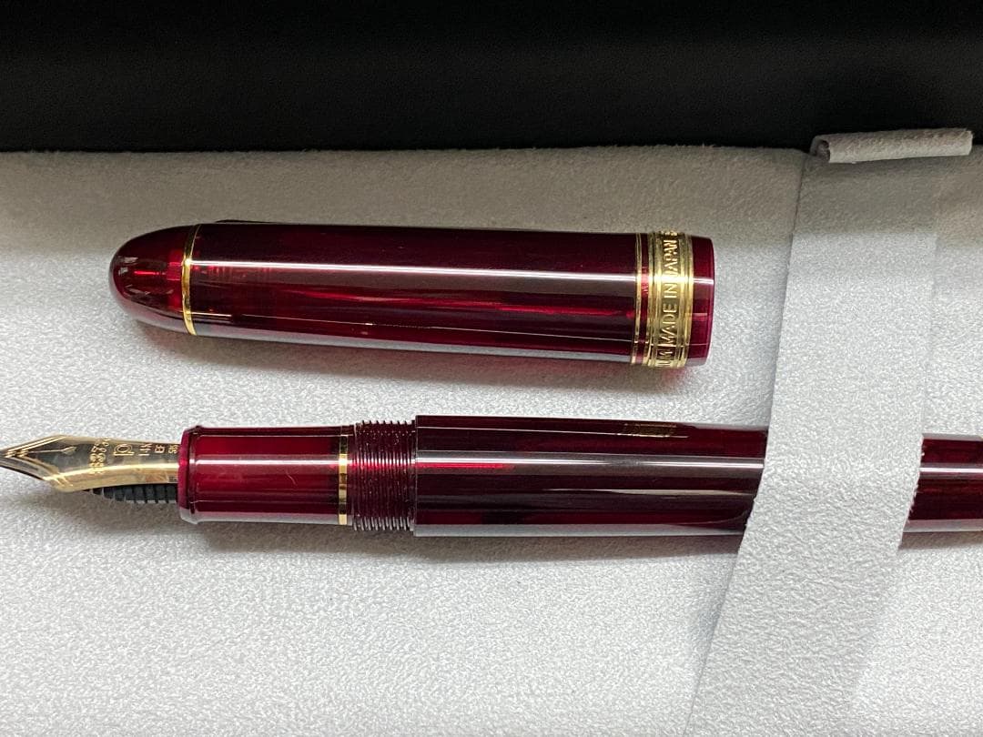 プラチナ万年筆 #3776 センチュリー ブルゴーニュ EF PNB-15000