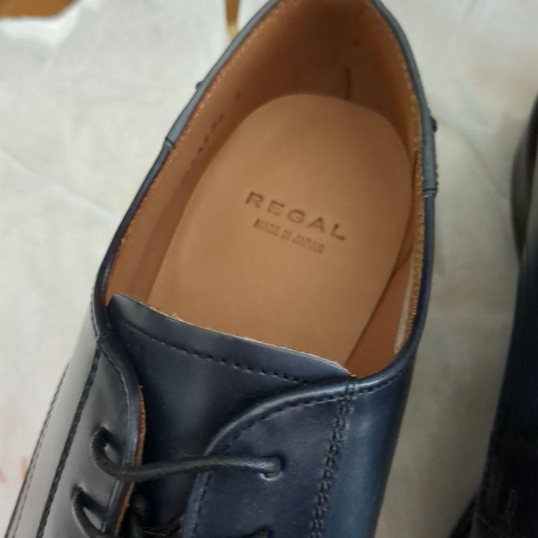 REGAL ブラックネイビー ビジネスシューズ 未使用で新品 大変お買い得！