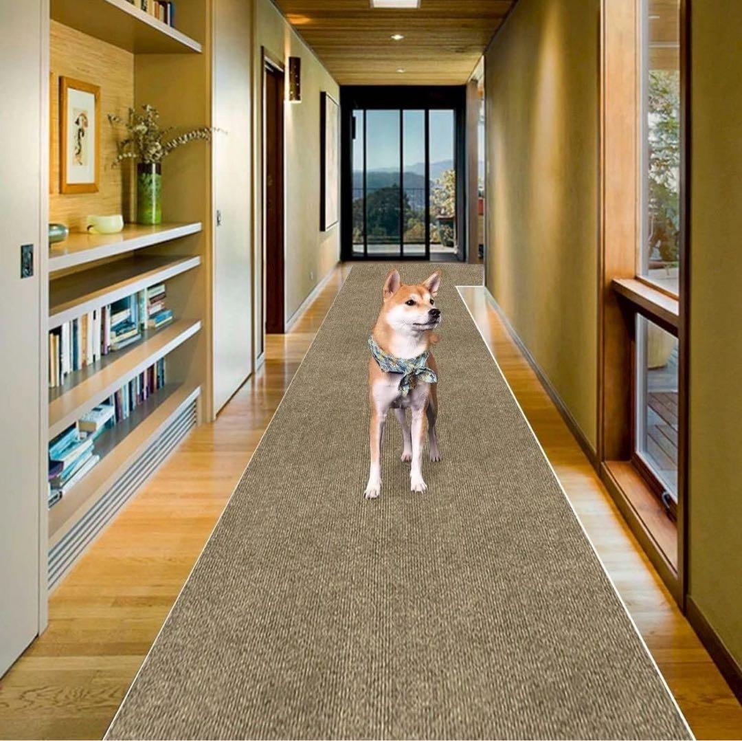 階段 廊下マット 60×240cm 滑り止め 自由にカット 5個 廊下カーペット