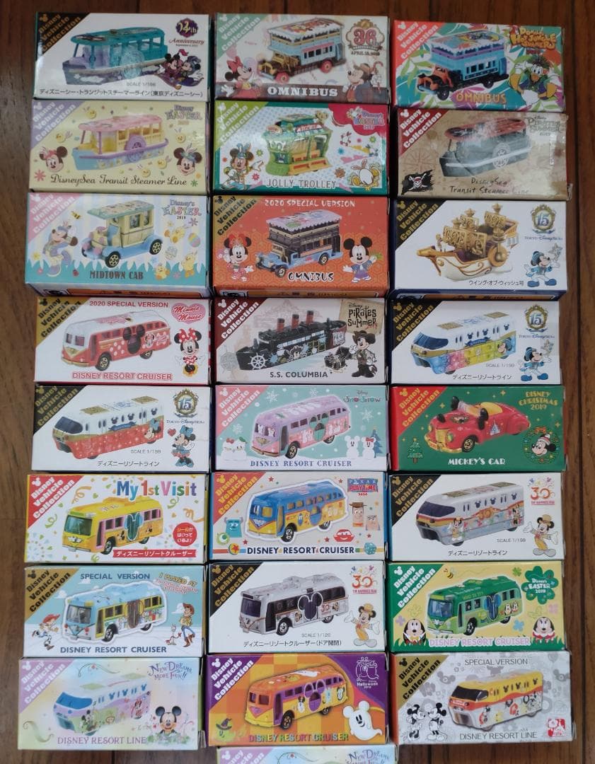 東京ディズニーリゾート トミカ（ディズニービークルコレクション他３３個）