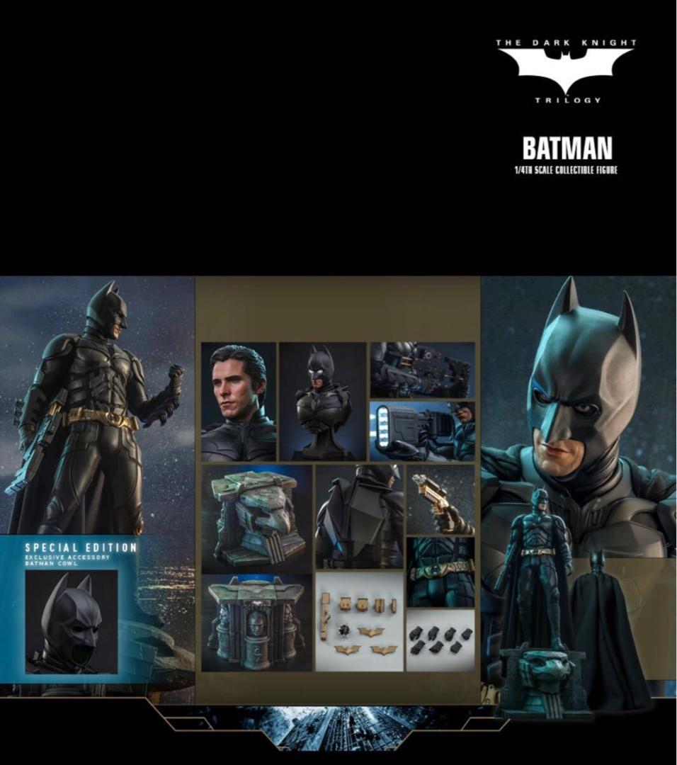 ホットトイズ クオーター・スケール 　バットマン ボーナスアクセサリー付き］