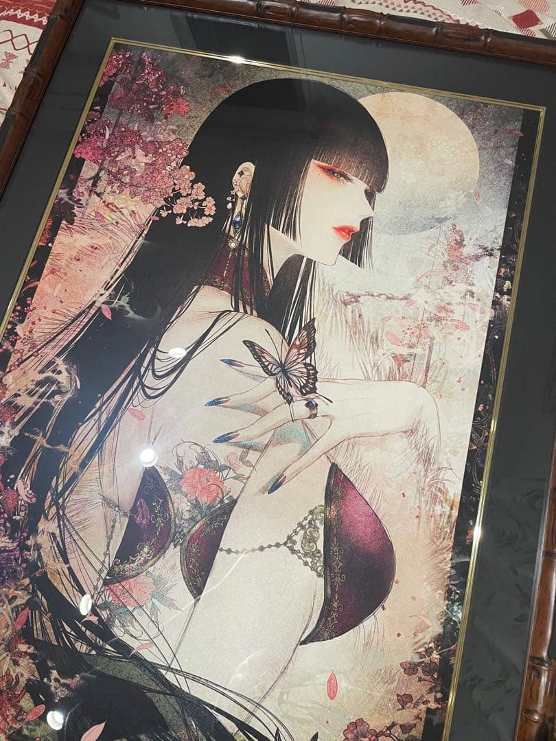 皐月恵 『花鳥風月』 版画