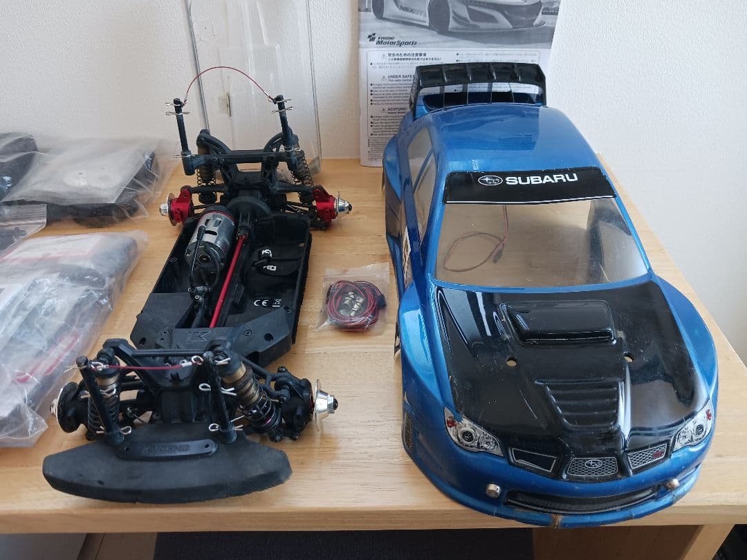 京商フェーザーmk2 ラリー仕様 ビッグボアダンパー他オプション多数 メカレス