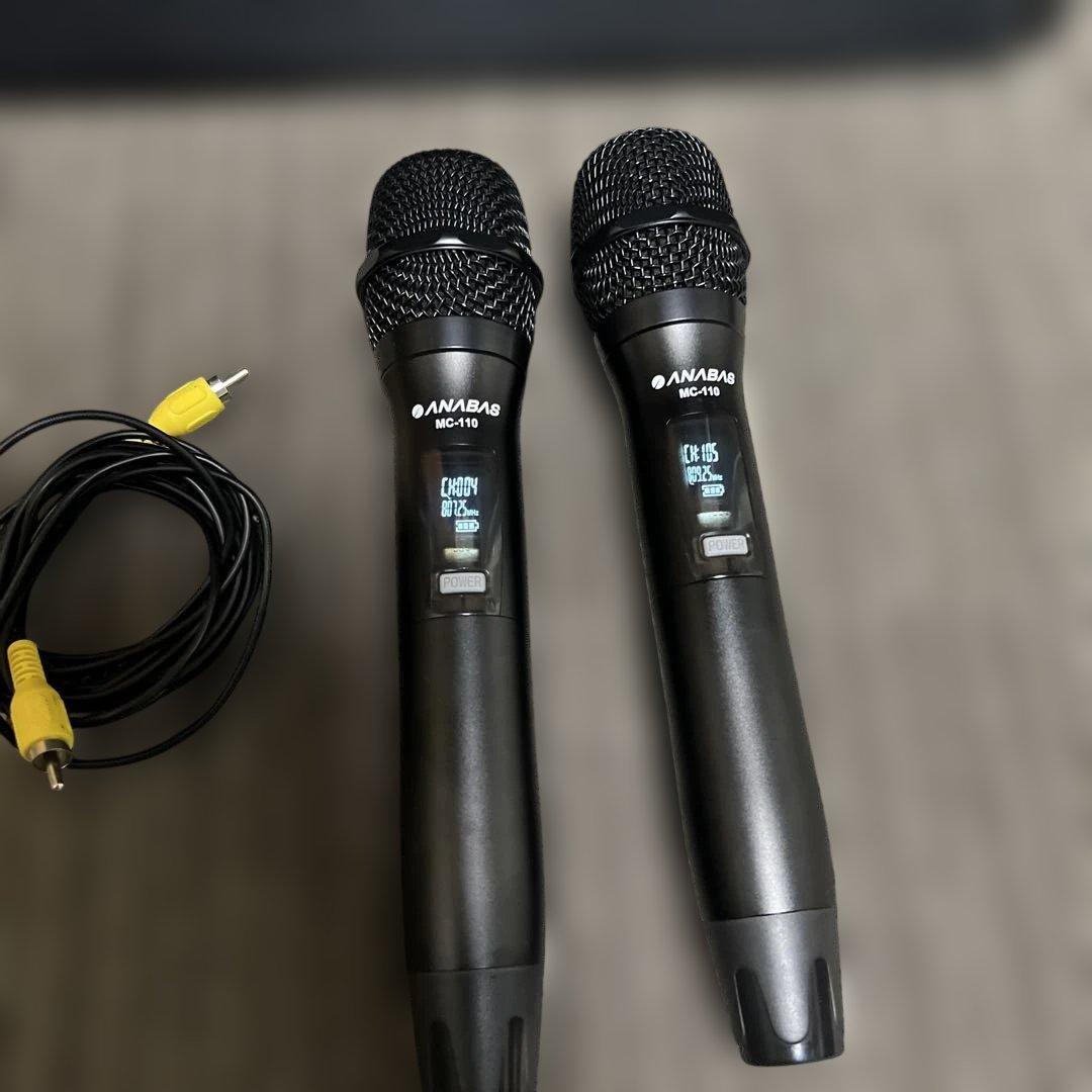 ANABAS アナバス DVD-K110 マイク付 カラオケセット