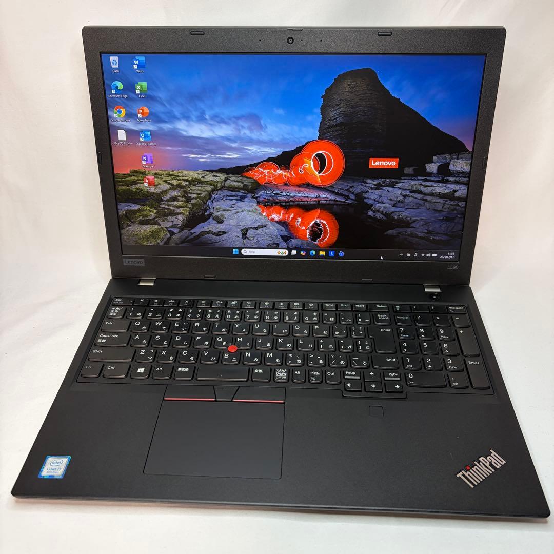 美品 ThinkPad L590 Core i7 8GB 256GB オフィス