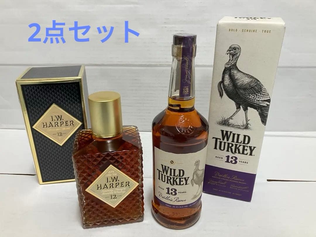 ✨ 2点セット【☆WILD TURKEY13年他】バーボン