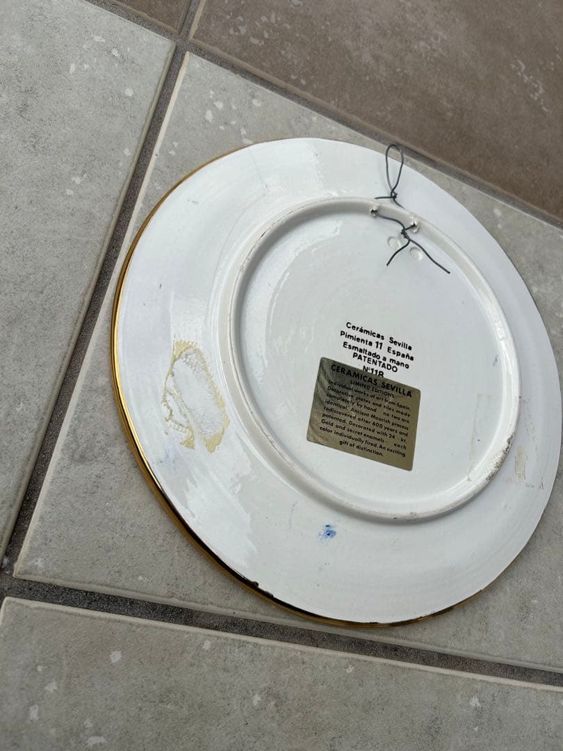 工芸品 Esmaltado a mano 24k 27.5