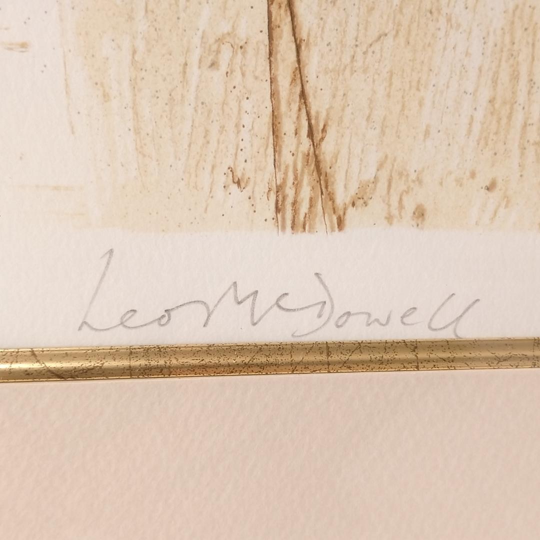 レオマクドウェル　LEO McDOWELL　リトグラフ　Horse＆Rider