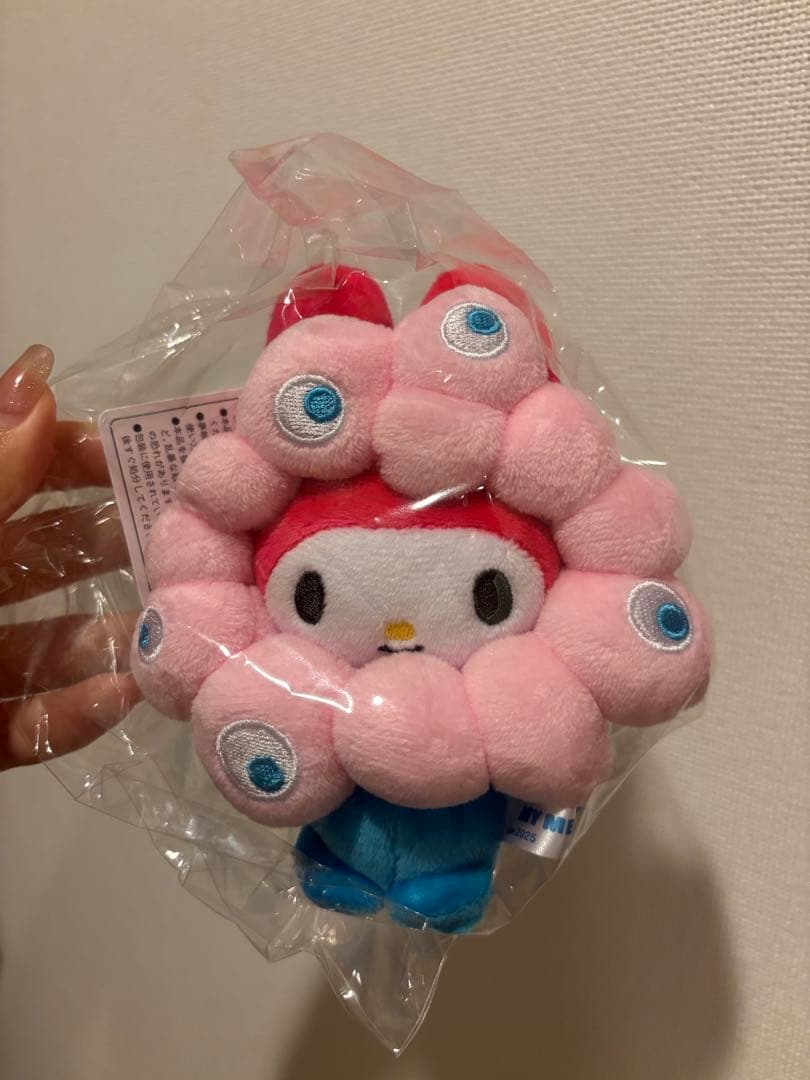 大阪 関西万博 限定 ミャクミャクなりきりぬいぐるみ カラビナ付 マイメロ