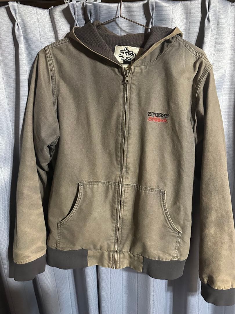 90s~00s old stussy アクティブジャケット サーマル 値下げ⭕️