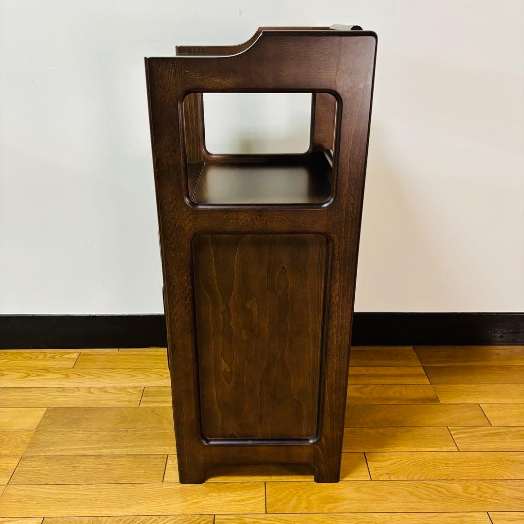 美品　karimoku　カリモク家具　電話台　4段チェスト キャビネット