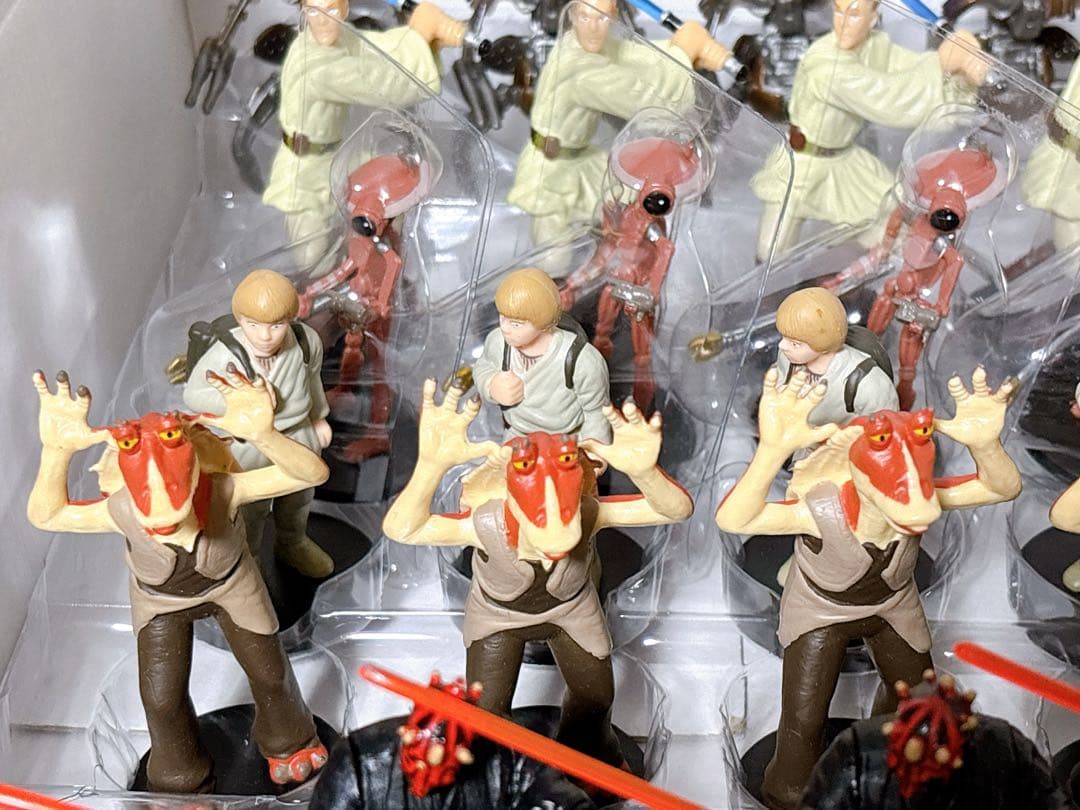 スターウォーズ エピソード1 フィギュア8種×6セット　店頭ディスプレイボックス